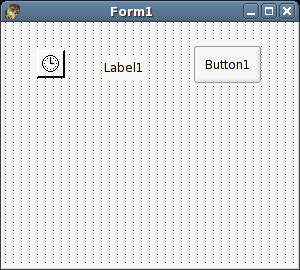 Form mit Label, Button und Timer